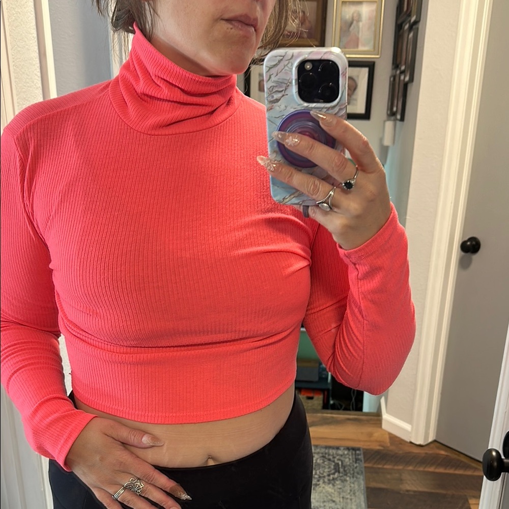 Fashion Nova pink Pink Fitted Crop Top